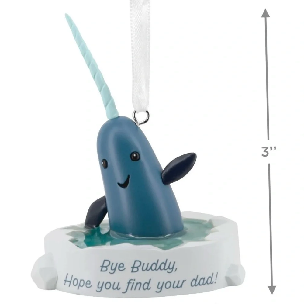 Hallmark Elf “Narwhal” Christmas Ornament (NWT)